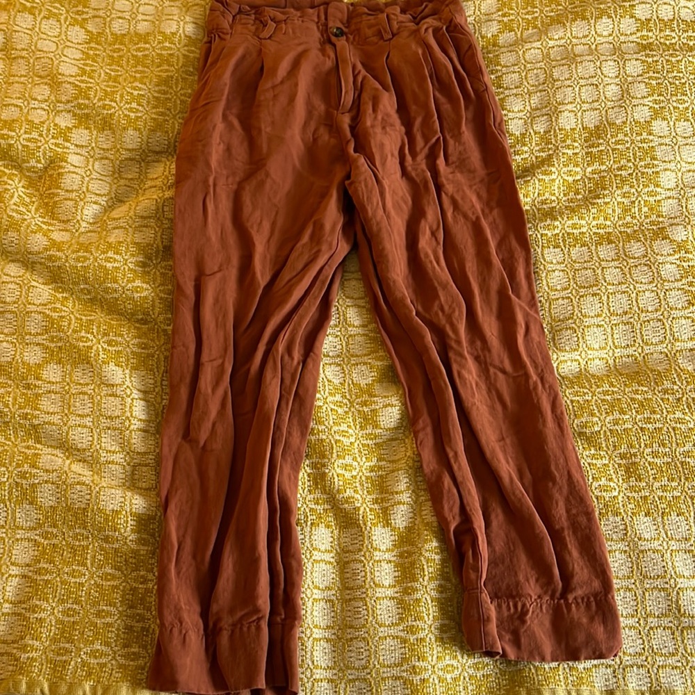 Madewell linen capri